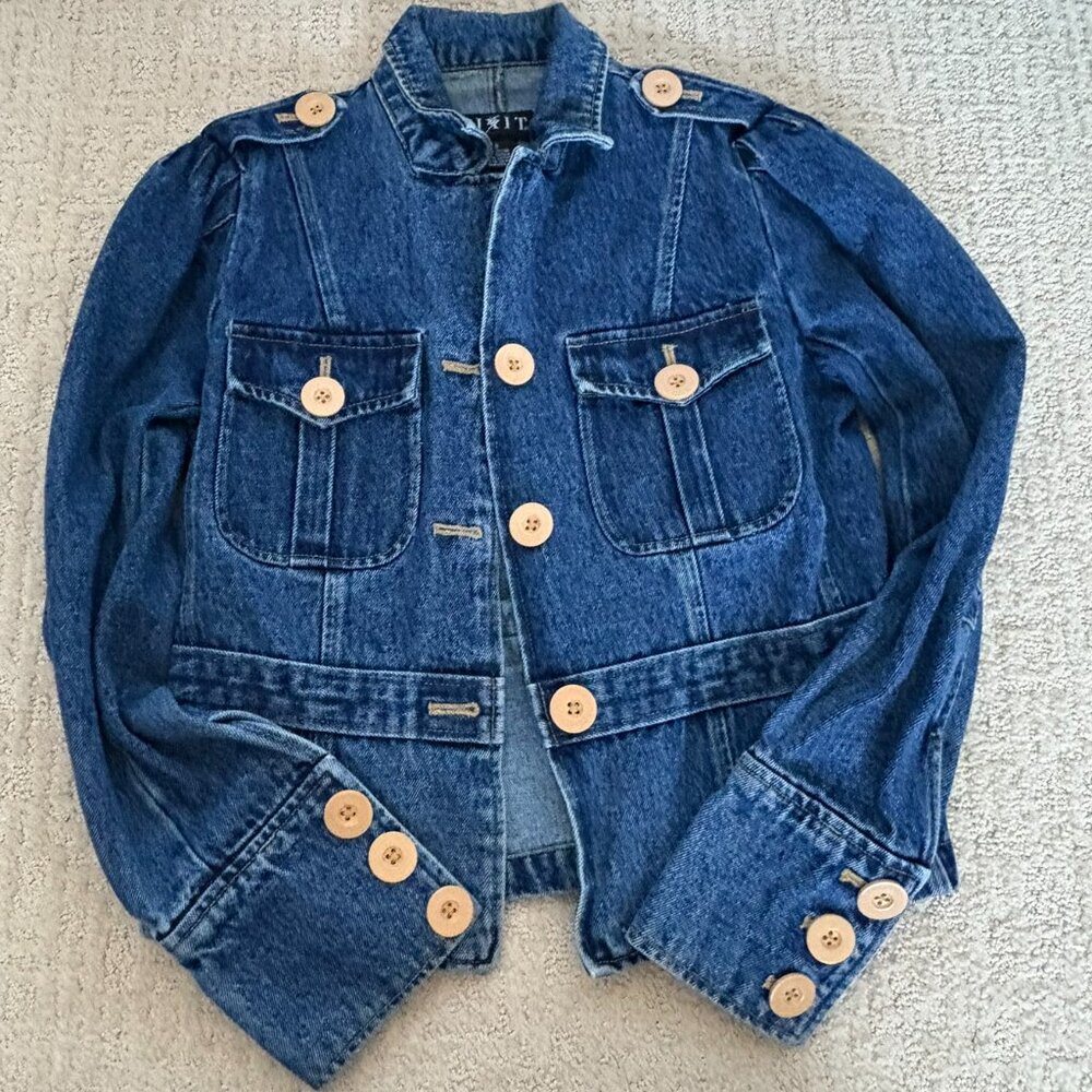 Mixit Blue Classic Denim Jacket Sz 8